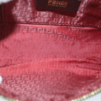 FENDI Zucca Canvas Accessory Pouch Brown Black57940