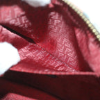 FENDI Zucca Canvas Accessory Pouch Brown Black57940