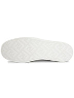 Fendi Step Leather Low Top Sneakers White