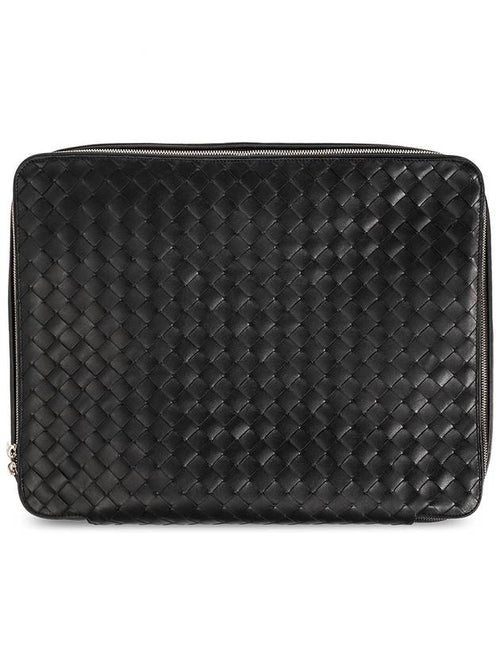 Bottega Veneta Bottega Veneta ‘Intrecciato Medium’ Travel Case, Men's, Black