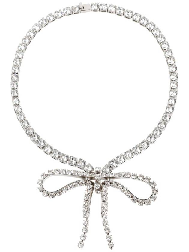 Balenciaga necklace pendant 748035 TZ23S 7155 SILVER CRYSTAL