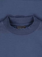 Balenciaga Logo Print Short Sleeve T-Shirt Blue