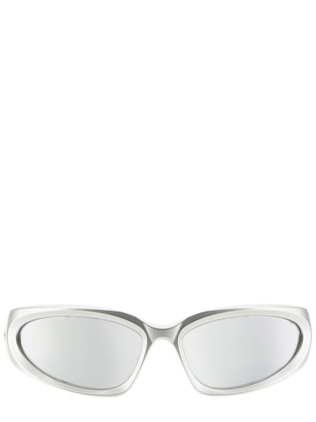 Balenciaga Eyewear Swift Oval Sunglasses Silver