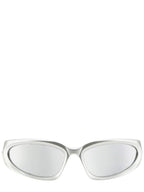 Balenciaga Eyewear Swift Oval Sunglasses Silver