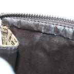 FENDI Zucchino Canvas Pouch Nylon Brown58120