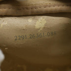 FENDI Zucca Canvas Pouch Nylon Brown Black58128