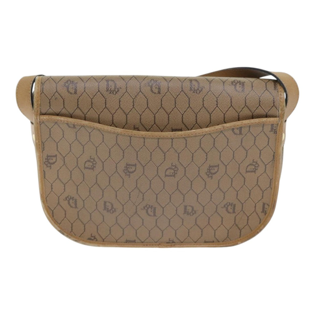 Dior Honeycomb  Canvas Shoulder Bag (Pre-Owned)