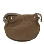 Chloe Mercy Shoulder Bag Leather Brown 58160