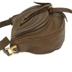 Chloe Mercy Shoulder Bag Leather Brown 58160