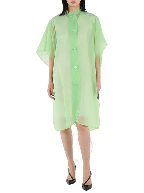 Burberry Burberry Ladies Mint Green Soft-touch Plastic Poncho