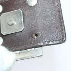 FENDI Zucca Canvas Mamma Baguette Shoulder Bag Black Brown58322