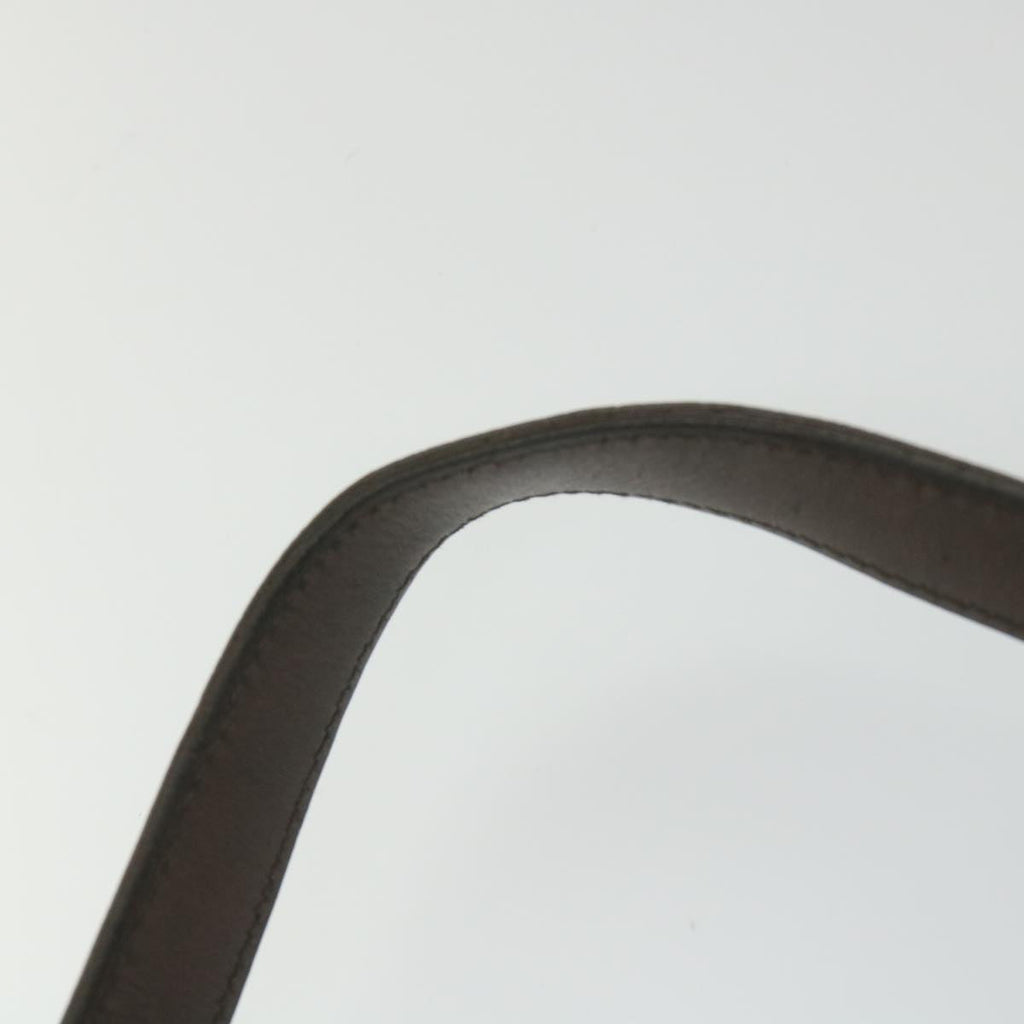 FENDI Zucca Canvas Mamma Baguette Shoulder Bag Black Brown58322