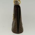 CELINE Macadam Canvas Hand Bag PVC Leather Brown  58408