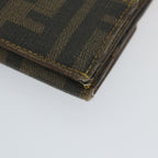 FENDI Zucchino Canvas Long Wallet Brown58419