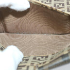 FENDI Zucchino Canvas Long Wallet Brown58419