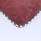 FENDI Mamma Baguette Shoulder Bag Suede Pink 2454 26424 09958420A