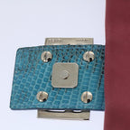 FENDI Mamma Baguette Shoulder Bag Suede Pink 2454 26424 09958420A