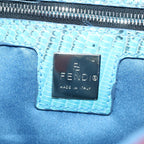 FENDI Mamma Baguette Shoulder Bag Suede Pink 2454 26424 09958420A