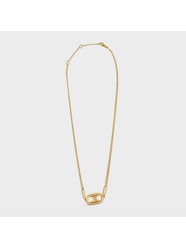 CELINE Maillon Triomphe Necklace Gold Brass