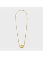 CELINE Maillon Triomphe Necklace Gold Brass