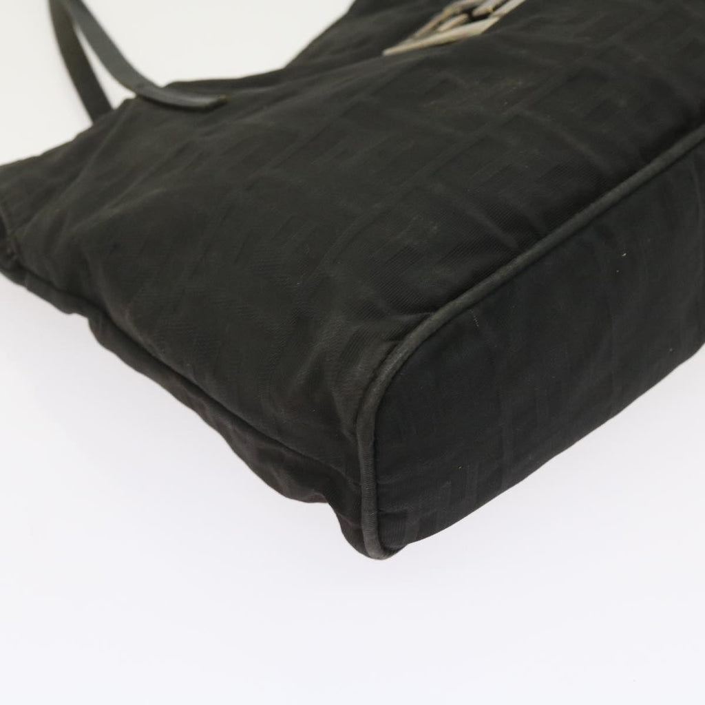 FENDI Zucca Canvas Hand Bag Black58526