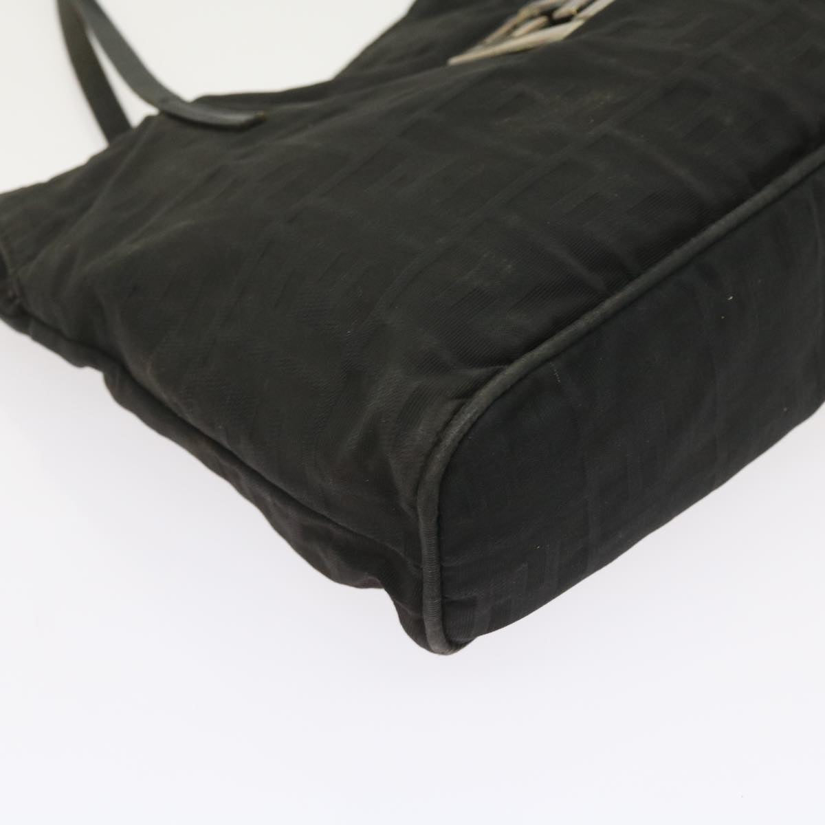 FENDI Zucca Canvas Hand Bag Black58526