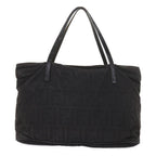FENDI Zucca Canvas Hand Bag Black58526