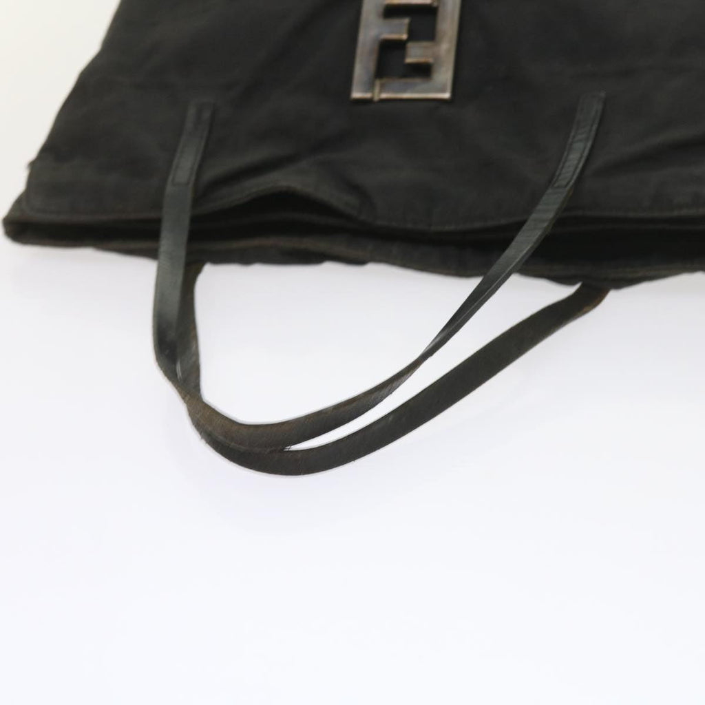 FENDI Zucca Canvas Hand Bag Black58526
