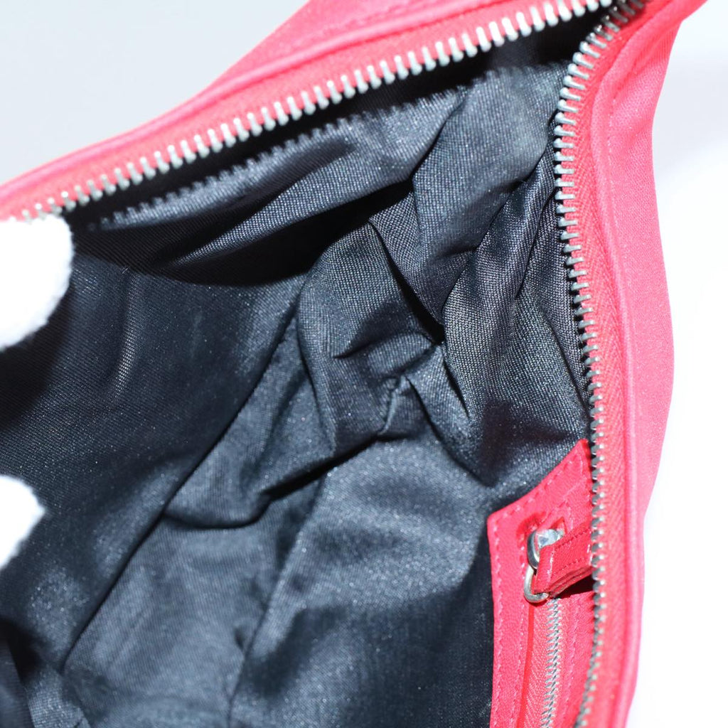 FENDI Mamma Baguette Shoulder Bag Nylon Red58610