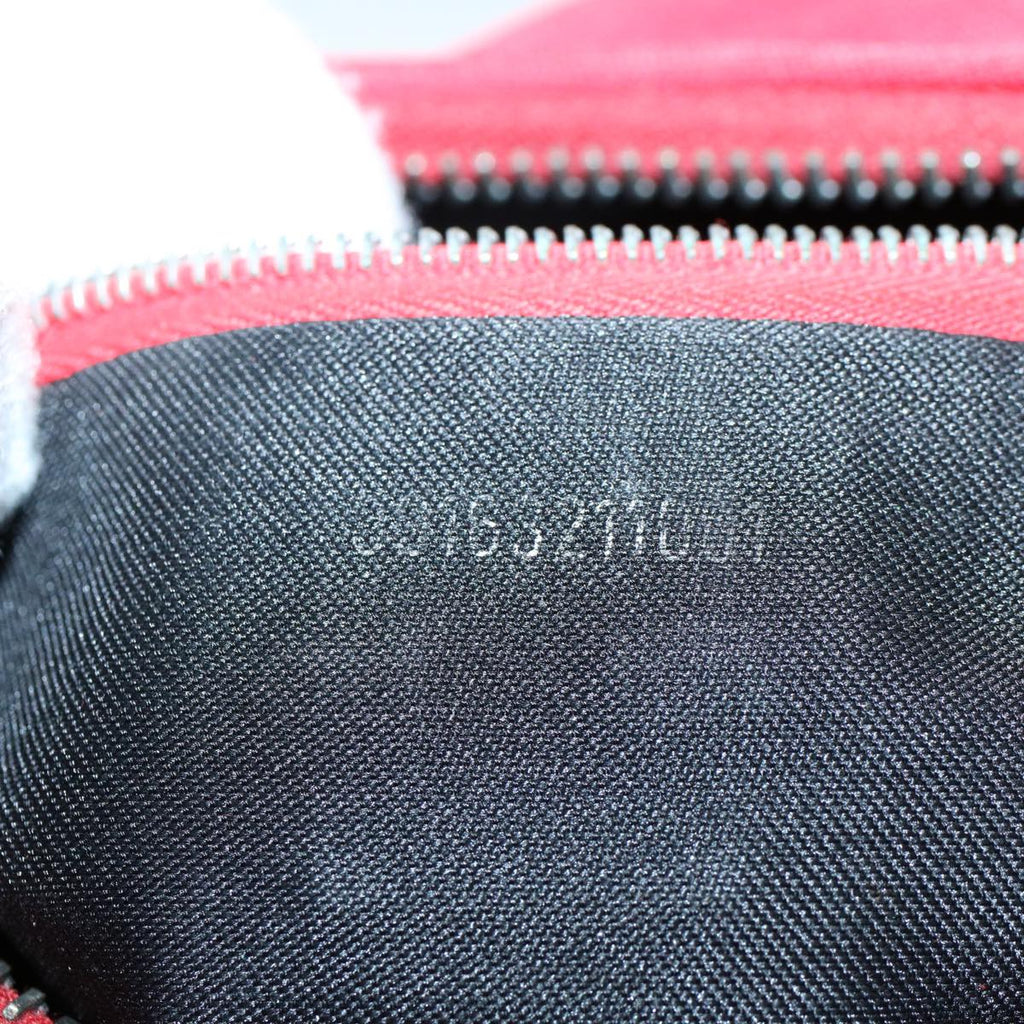 FENDI Mamma Baguette Shoulder Bag Nylon Red58610