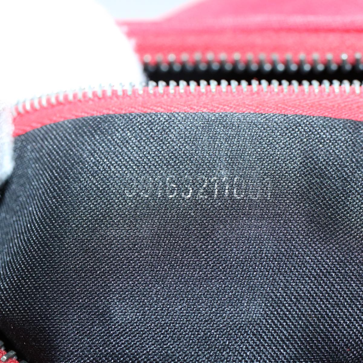 FENDI Mamma Baguette Shoulder Bag Nylon Red58610