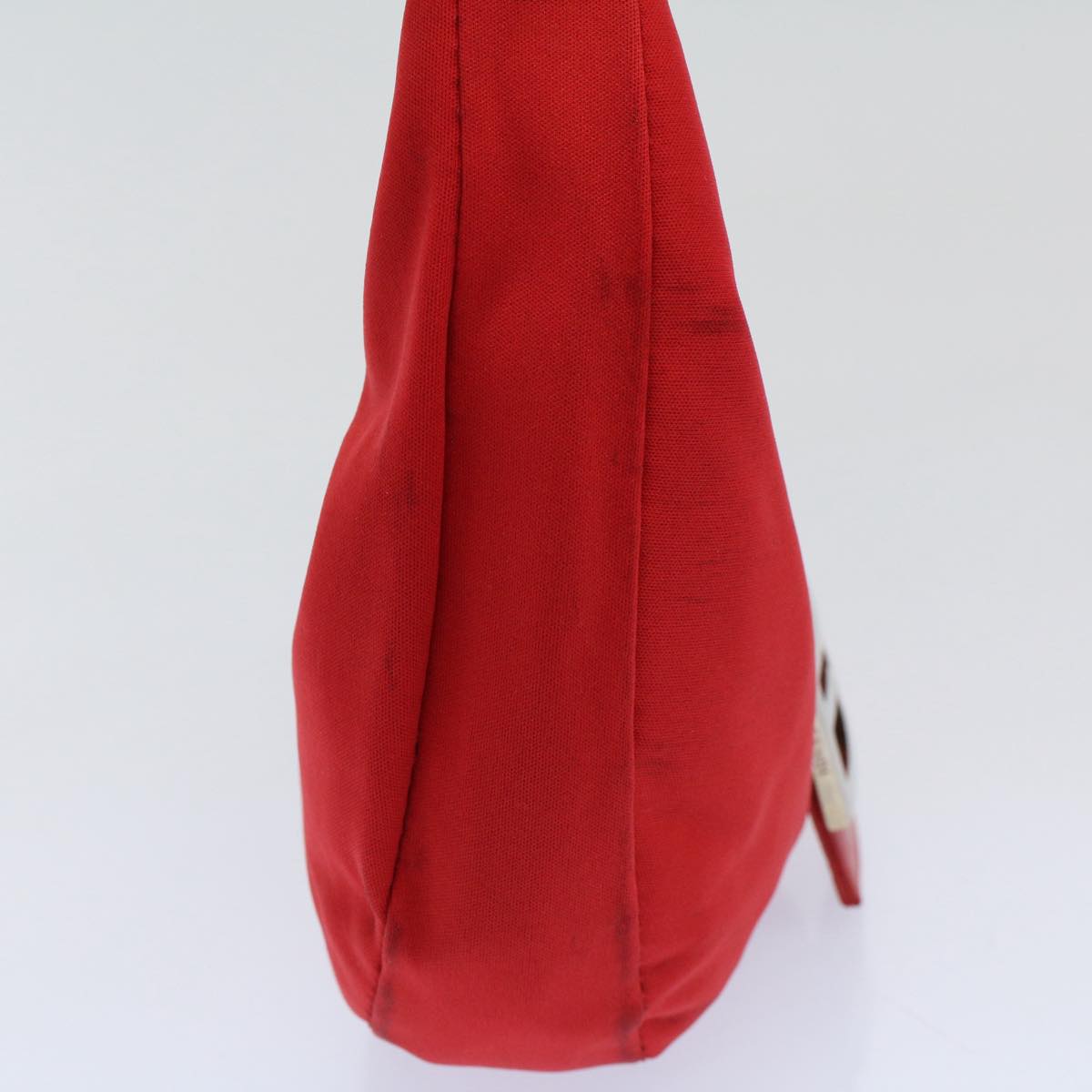 FENDI Mamma Baguette Shoulder Bag Nylon Red58610