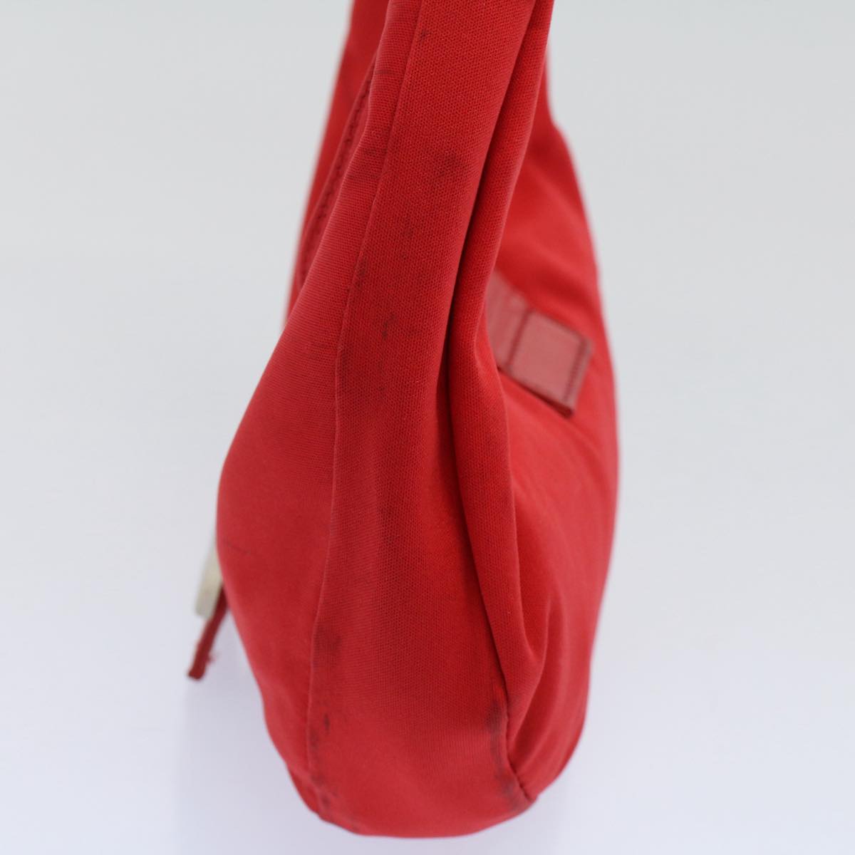 FENDI Mamma Baguette Shoulder Bag Nylon Red58610