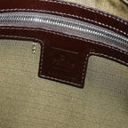 FENDI Zucca Canvas Mamma Baguette Shoulder Bag Nylon Brown58625