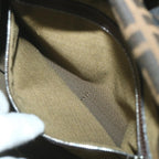 FENDI Zucca Canvas Mamma Baguette Shoulder Bag Nylon Brown58625
