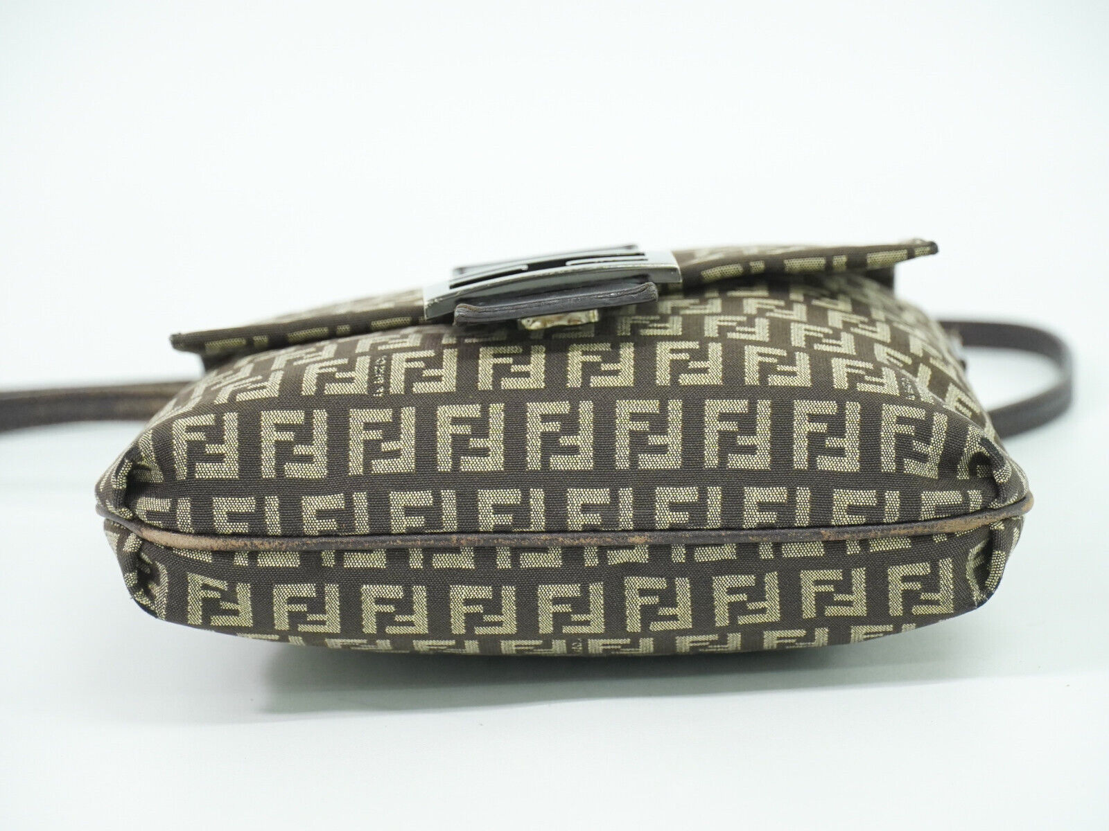 Fendi Zucchino  Canvas Shoulder Bag ()