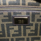 FENDI Zucca Canvas Tote Bag PVC Leather Brown Multicolor58632