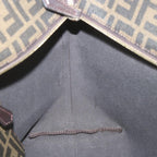 FENDI Zucca Canvas Tote Bag PVC Leather Brown Multicolor58632