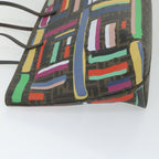 FENDI Zucca Canvas Tote Bag PVC Leather Brown Multicolor58632