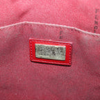 FENDI Zucchino Canvas Tote Bag Red Beige58644