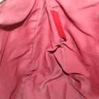 FENDI Zucchino Canvas Tote Bag Red Beige58644
