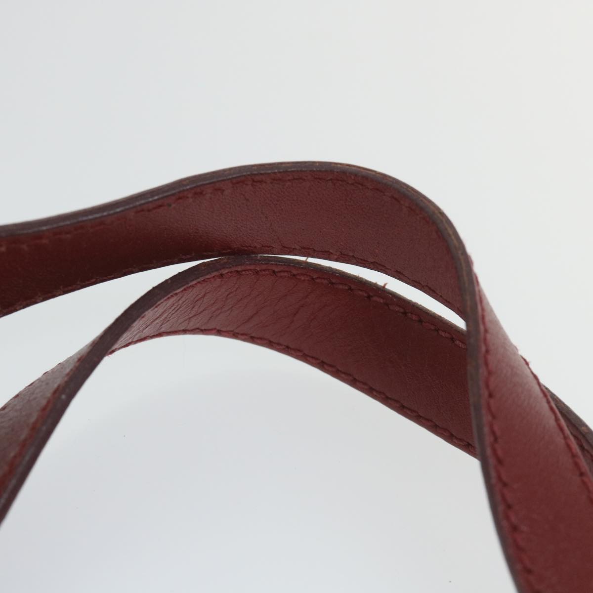 FENDI Zucchino Canvas Tote Bag Red Beige58644