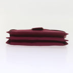 FENDI Mamma Baguette Shoulder Bag Nylon Bordeaux58685