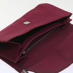 FENDI Mamma Baguette Shoulder Bag Nylon Bordeaux58685