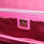 FENDI Mamma Baguette Shoulder Bag Nylon Bordeaux58685