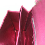 FENDI Mamma Baguette Shoulder Bag Nylon Bordeaux58685