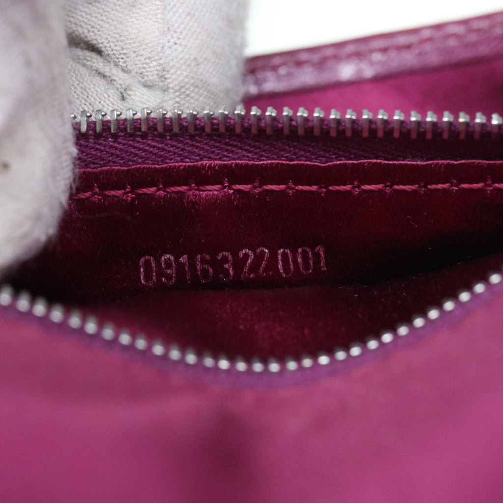 FENDI Mamma Baguette Shoulder Bag Nylon Bordeaux58685