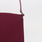 FENDI Mamma Baguette Shoulder Bag Nylon Bordeaux58685