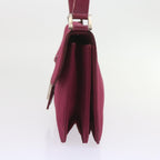 FENDI Mamma Baguette Shoulder Bag Nylon Bordeaux58685