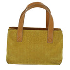 CELINE C Macadam Canvas Hand Bag Yellow  58815